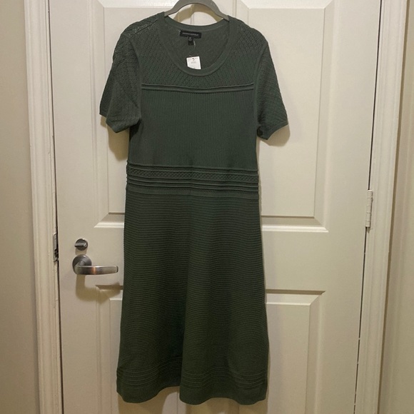 Banana Republic Dresses & Skirts - NWT Banana Republic Green Knit MIDI Dress